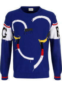 Хлопковый джемпер с отделкой Iceberg