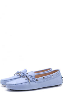 Кожаные мокасины с декором Tod’s