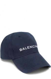 Хлопковая бейсболка с логотипом бренда Balenciaga