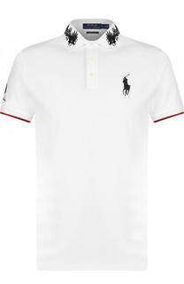 Хлопковое поло с короткими рукавами Polo Ralph Lauren