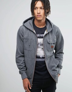 Худи на молнии с карманом на груди Billabong - Серый