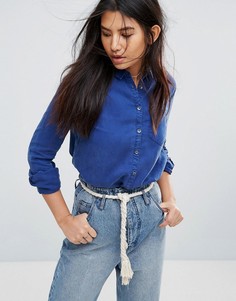 Рубашка Tommy Hilfiger Denim - Темно-синий