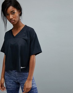 Футболка с короткими рукавами Nike Training Breathe - Черный