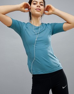 Синяя футболка Nike Pro Training Hypercool - Синий