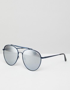 Солнцезащитные очки-авиаторы Quay Australia Lickety Split - Синий