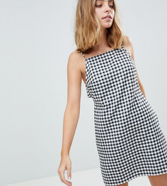 Платье мини в клетку ASOS PETITE - Мульти