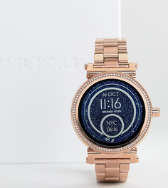 Смарт-часы цвета розового золота Michael Kors Access MKT5022 Sofie - Золотой