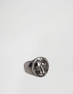Серебристое кольцо со львом Simon Carter - Серебряный