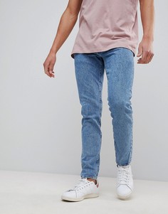 Выбеленные зауженные джинсы Levis 512 - Синий