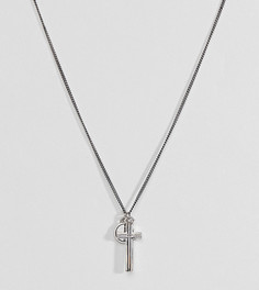 Серебряное ожерелье с подвесками Reclaimed Vintage Inspired эксклюзивно для ASOS - Серебряный