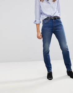 Джинсы скинни с завышенной талией Levis 501 - Синий