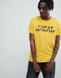 Классическая футболка с логотипом Cheap Monday - Желтый