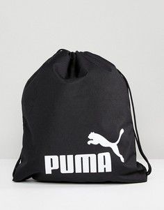 Черная сумка на шнурке Puma Phase 07494301 - Черный