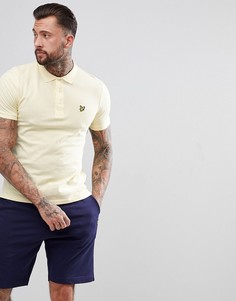Желтая футболка-поло Lyle & Scott - Желтый