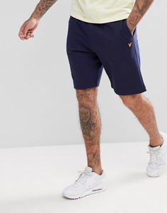 Темно-синие трикотажные шорты Lyle & Scott - Темно-синий
