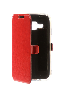 Аксессуар Чехол Samsung Galaxy J1 Mini Prime CaseGuru Magnetic Case Glossy Red 100466