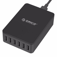 Зарядное устройство Orico CSE-6U-BK USB 6-Ports Black