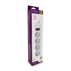 Сетевой фильтр CBR 4 Sockets 3m CSF 2450-3.0 White CB