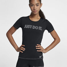 Женская футболка для тренинга с коротким рукавом Nike Pro JDI