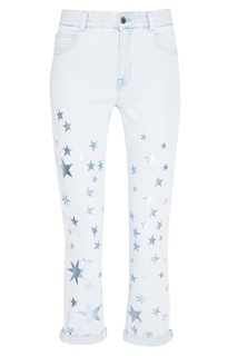 Голубые джинсы со звездами Stella Mc Cartney