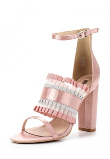 Босоножки LOST INK BRIANNA MESH PLEATED HEELED SANDAL