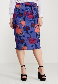 Юбка LOST INK PLUS PENCIL SKIRT IN FOXTROT FLORAL