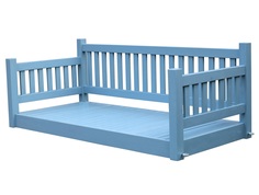 Подвесной диван лидер (sofaswing) синий 210x85x70 см.