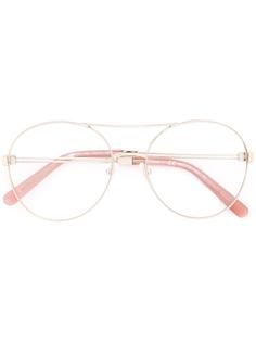 очки в круглой оправе Chloé Eyewear