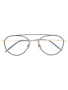 очки в оправе авиатор Thom Browne Eyewear