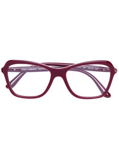 очки в оправе прямоугольной формы Dolce & Gabbana Eyewear