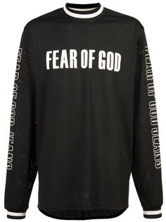 топ с логотипом Fear Of God