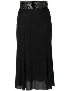 юбка с отделкой пайетками  Dolce & Gabbana