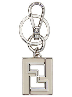 брелок для ключей с логотипом Fendi