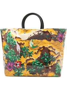 Hawaiian printed tote bag Dsquared2