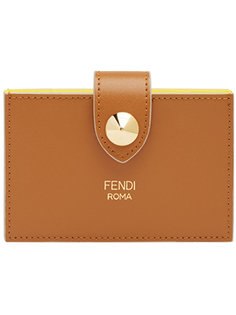 кошелек-визитница на кнопке Fendi