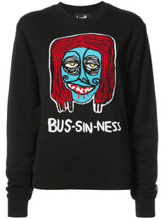 Bus-sin-ness crewneck sweater Haculla