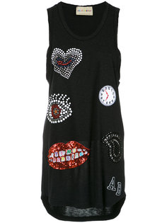 embellished tank top Andrea Bogosian