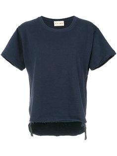 printed asymmetric T-shirt Andrea Bogosian