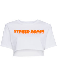 укороченная футболка Again Heron Preston