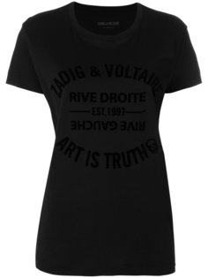 футболка Walk Flock Blason Zadig & Voltaire
