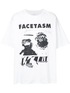футболка с принтом логотипа Facetasm