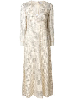 платье с блестящей отделкой Red Valentino
