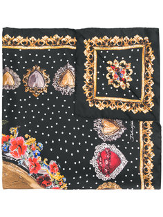 шарф с принтом Sacred Heart Locket Dolce & Gabbana