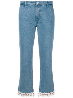 джинсы с кружевной отделкой  Jour/Né