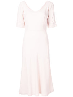 расклешенное платье с V-образным вырезом Ermanno Scervino