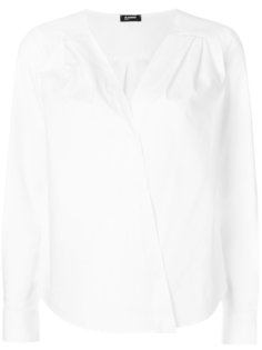 блузка с V-образным вырезом Jil Sander Navy
