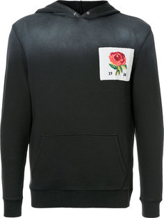 embroidered rose hoodie  Kent & Curwen