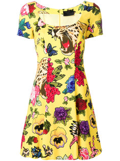 короткое платье с цветочным принтом Philipp Plein