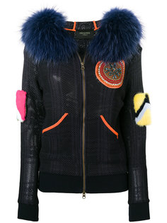 куртка-бомбер с меховыми деталями Mr & Mrs Italy