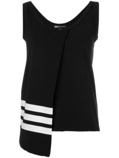 asymmetric panel tank top Y-3